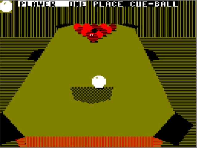 3D Pool - Amstrad CPC game screenshot (1989) by Firebird